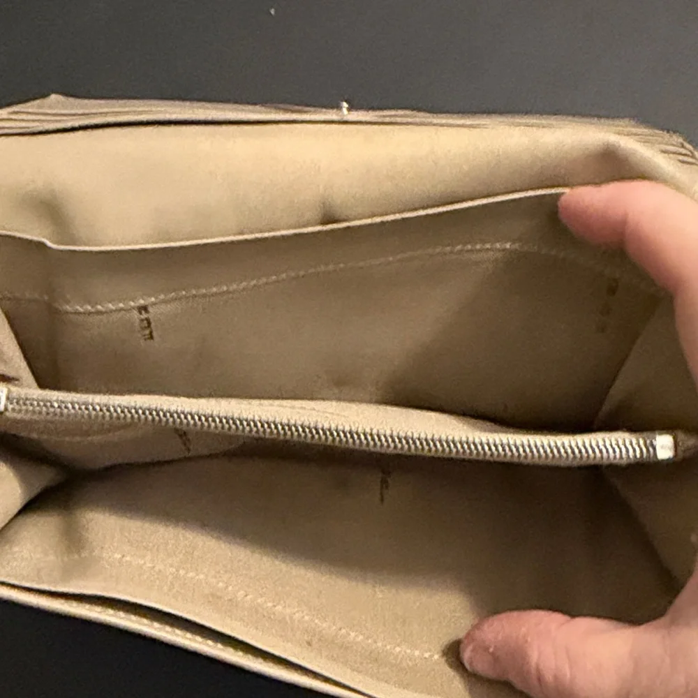 Fendi Beige Zucca Jacquard Continental Wallet